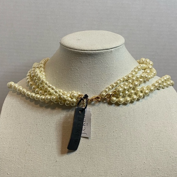 J Crew Twisted Pearl Hammock Necklace - Picture 4 of 7